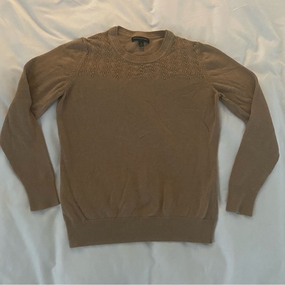 Banana Republic Sweaters - Banana Republic Women's Tan Crewneck Sweater Size Medium